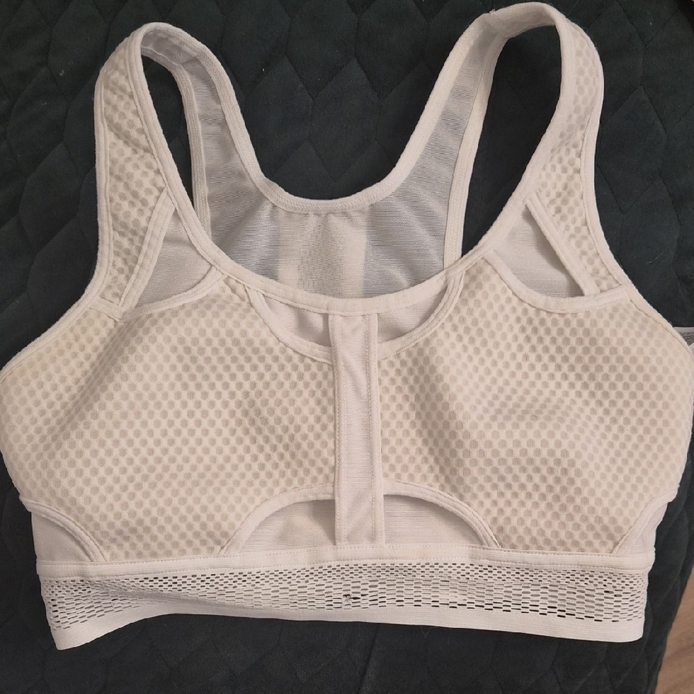 Women's Cream Sports Bra